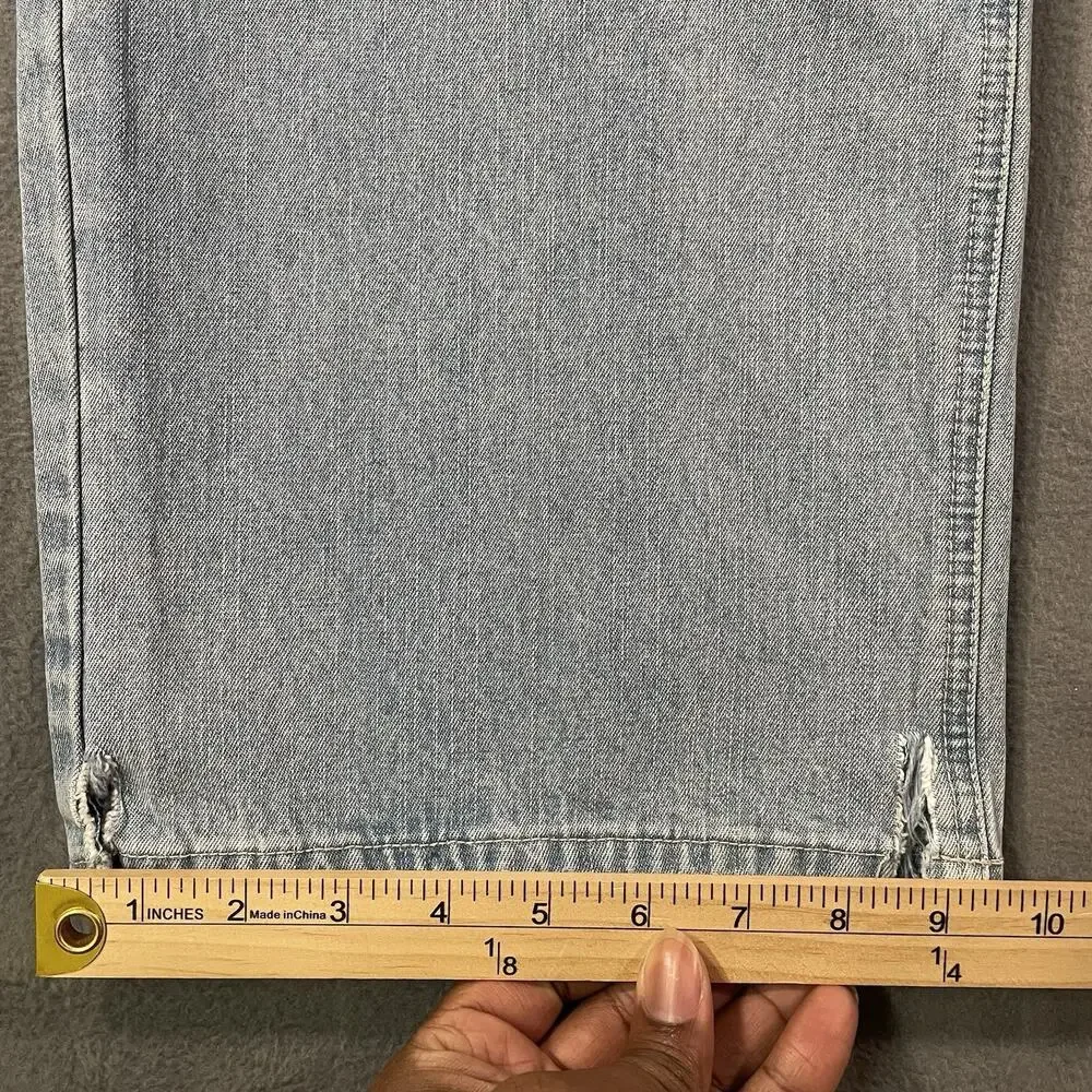 Y2K Tommy Jeans Men’s 36x32 Light Wash Carpenter Denim Utility Jeans